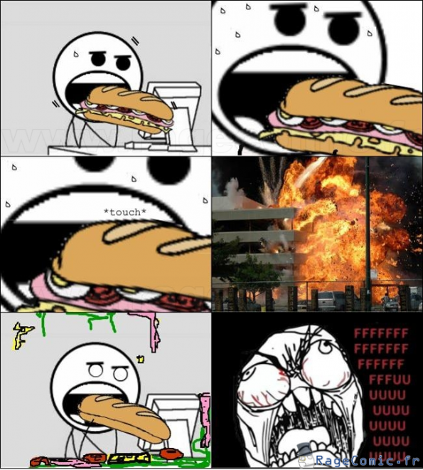 Explosion de sandwich