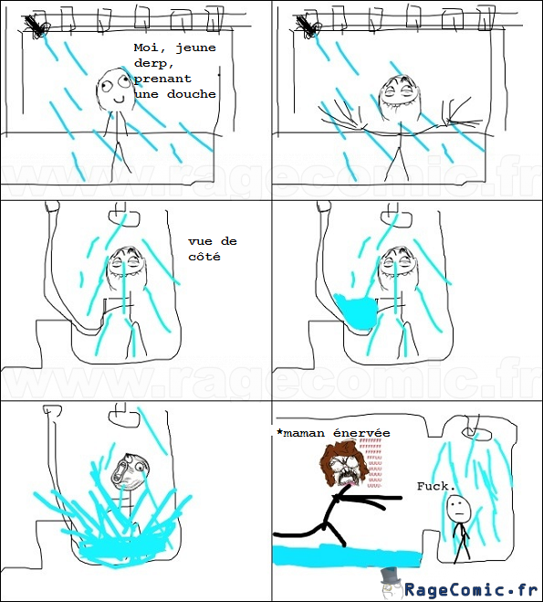 J'aimais les rideaux de douche