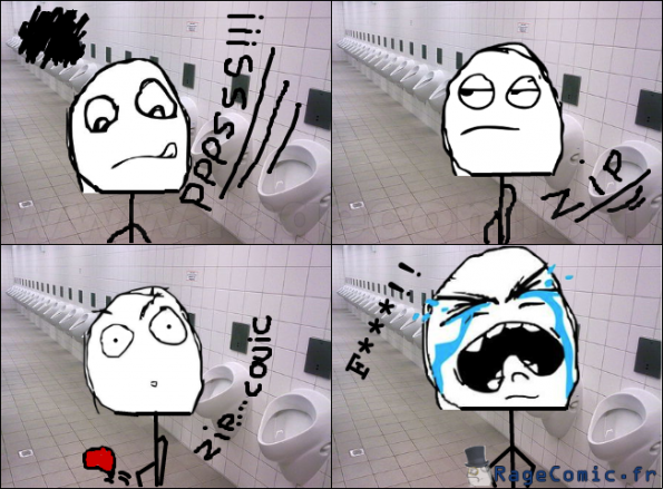 Le pire qui peut arriver quand on est au WC .