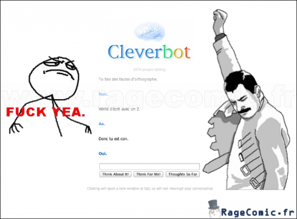 Cleverbot? Pas si clever!