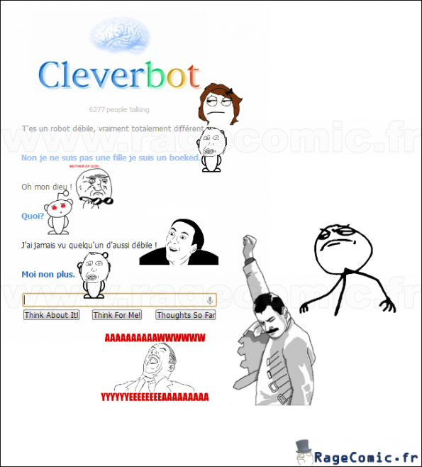 Cleverbot se trouve le plus stupide du monde