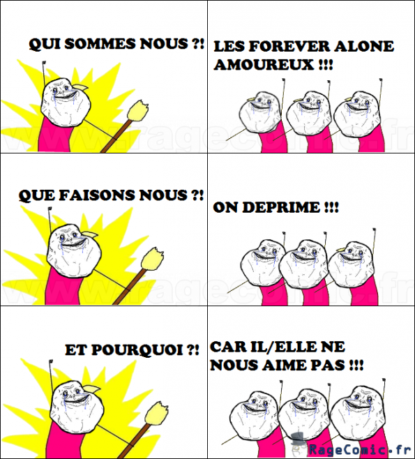 Les forever alone amoureux