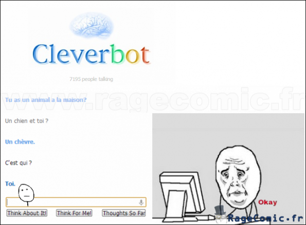 Se faire clasher par Cleverbot