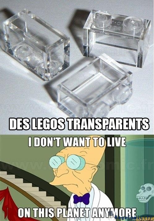 Legos transparents