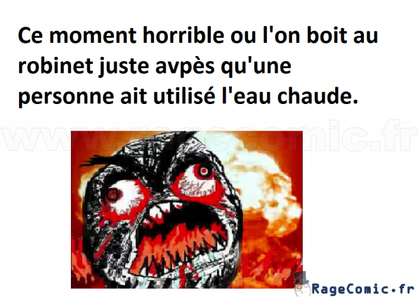 Ce moment horrible.