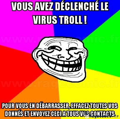 Virus troll