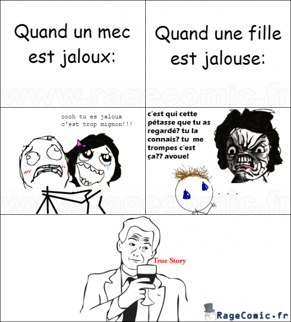 quand tu es jaloux... Non classé Rage Comics Francais, Troll face