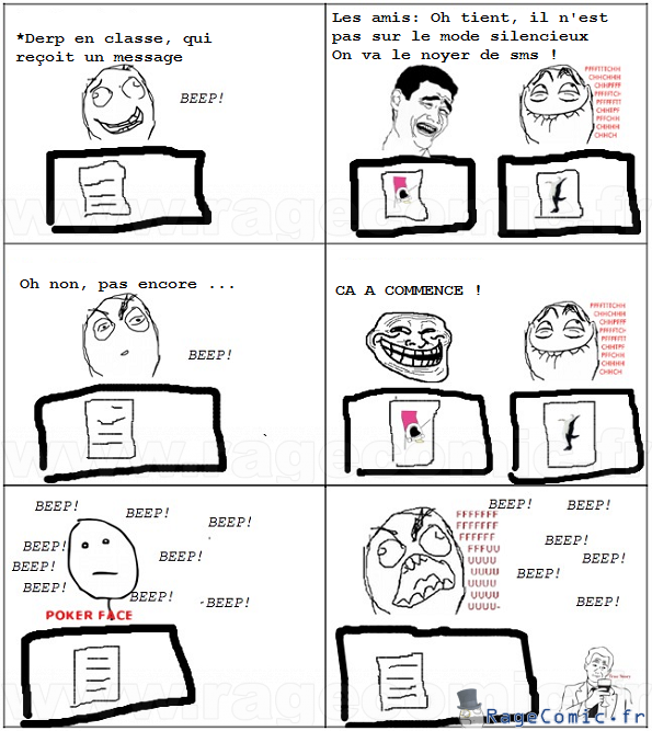 Innondation de messages