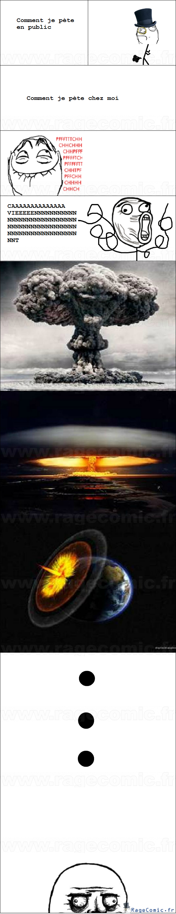 Lâchage de pet Lâchage de pet