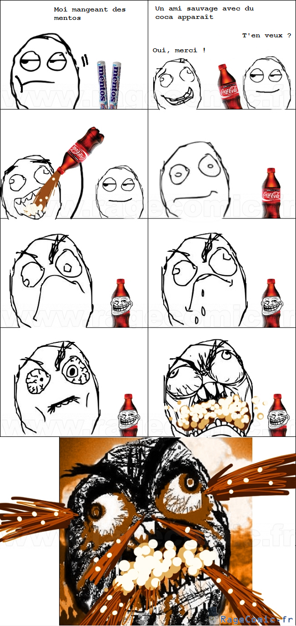 Mentos + Coca