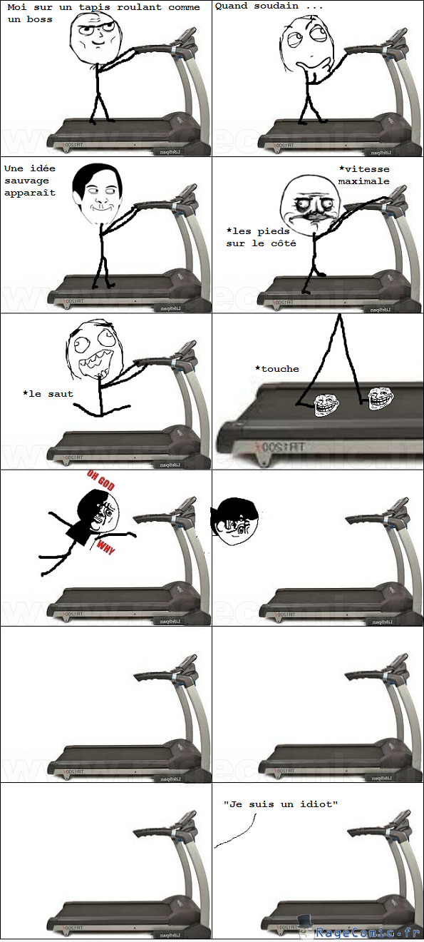 Troll sur tapis roulant