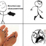 Nouvelles chaussettes