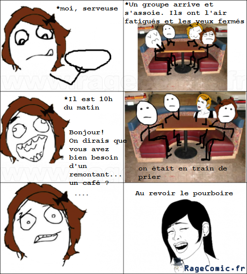 Gens qui dorment au bar