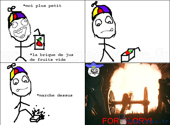 Pour la gloire ! Pour la gloire !