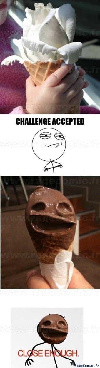 Faire de l'art avec une glace