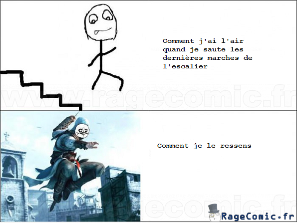 Saut dans l'escalier Saut dans l'escalier