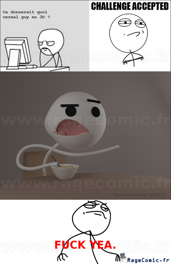 Cereal guy 3D