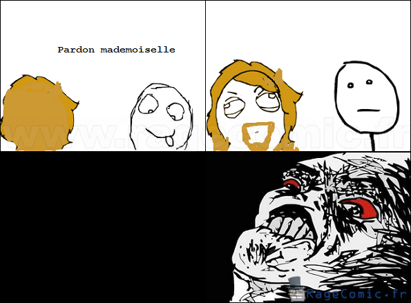 Pardon mademoiselle Pardon mademoiselle