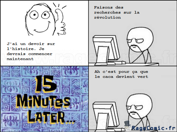 Je suis vite distrait