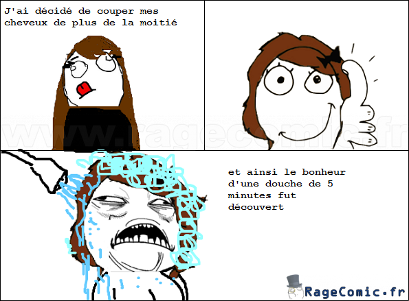 Raccourcissement de cheveux