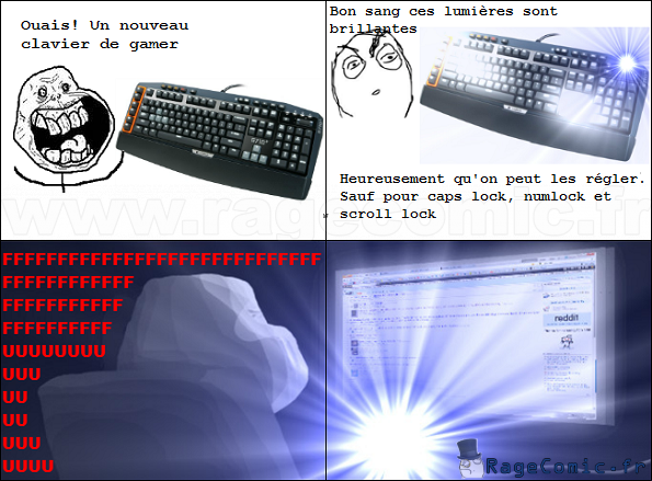 Clavier brillant