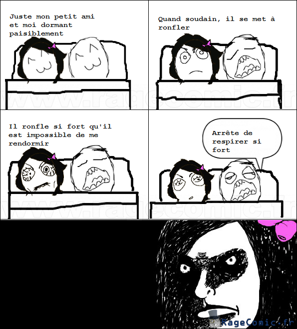 Et toi tu devrais arrêter de respirer