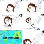 J'ai 3 points de suture