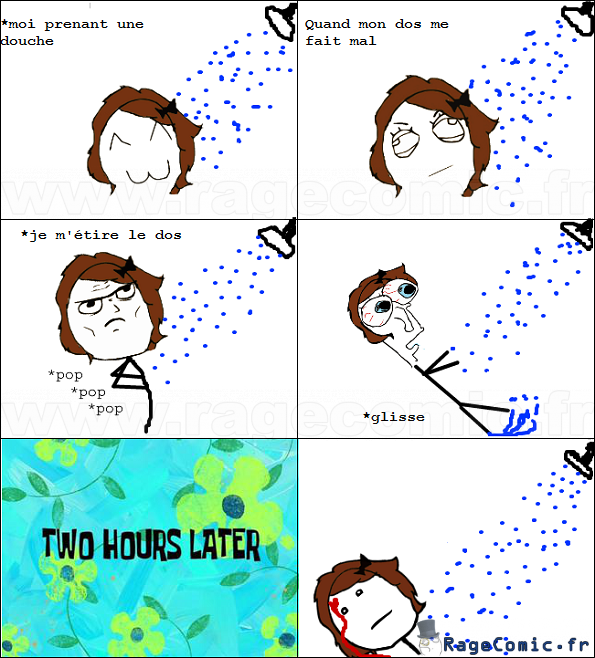 J'ai 3 points de suture