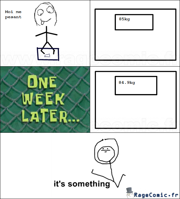 Quand j'essaye de perdre du poids