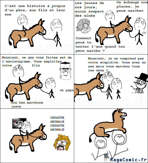 Vous ne pouvez satisfaire tout le monde