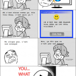 Ma grand mère sur l'ordinateur