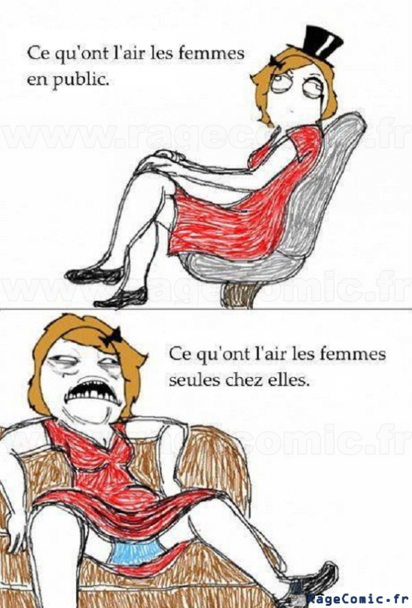 Les femmes seules ou en public