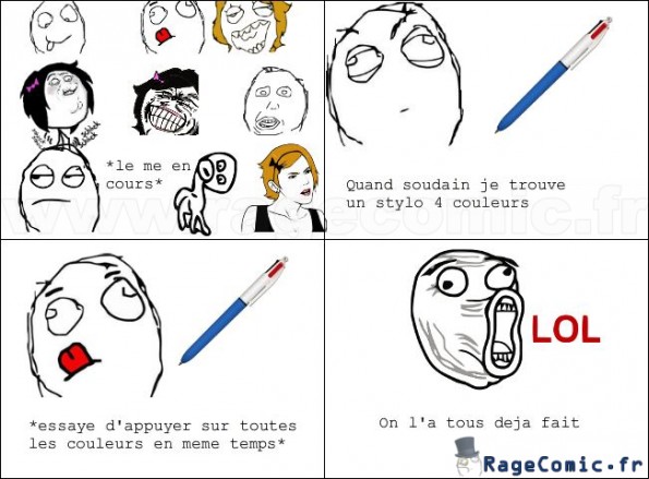 Stylo 4 couleurs