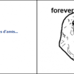 Forever alone est sur facebook !