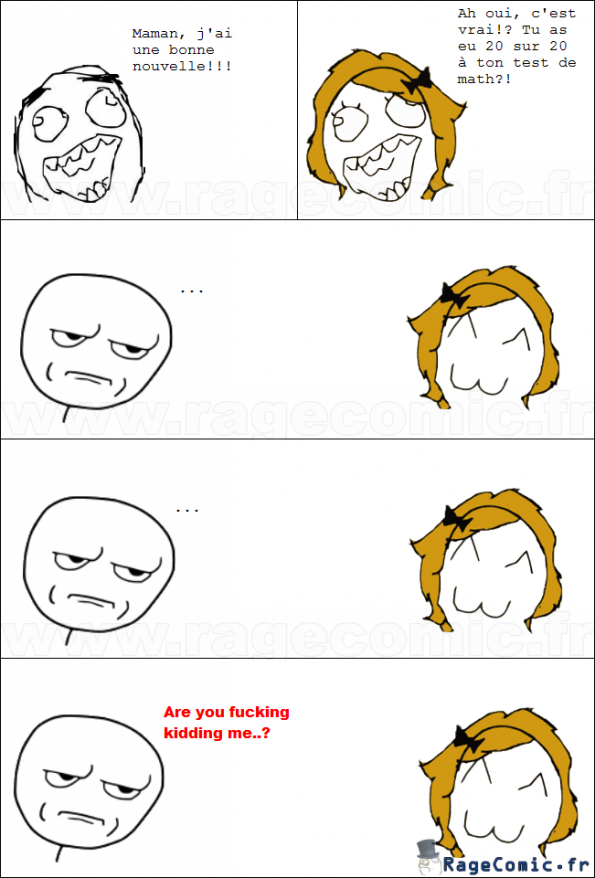 Maman, j'ai dit une bonne nouvelle, pas un miracle... Maman, j'ai dit une bonne nouvelle, pas un miracle...