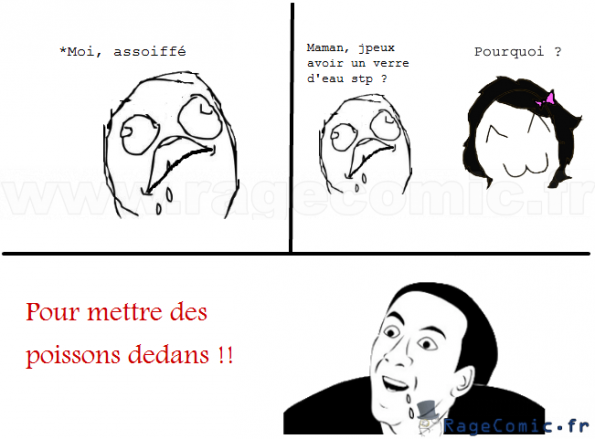 De l'eau pour des poissons De l'eau pour des poissons