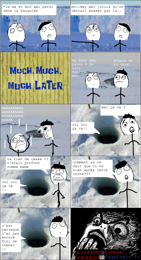 il va s’écraser ... OMG