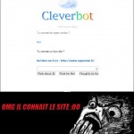 Cleverbot connait ragecomic.fr :O