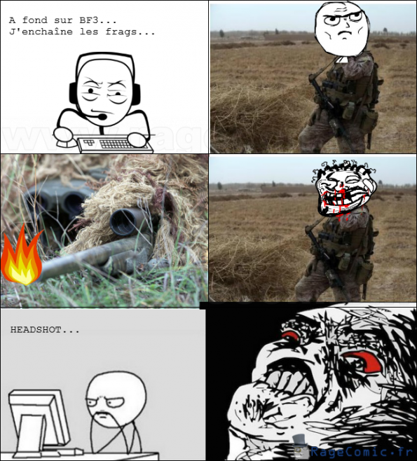 Une partie sur Battlefield 3 