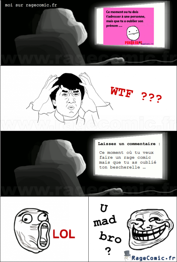 En voyant "Ce moment gênant …"