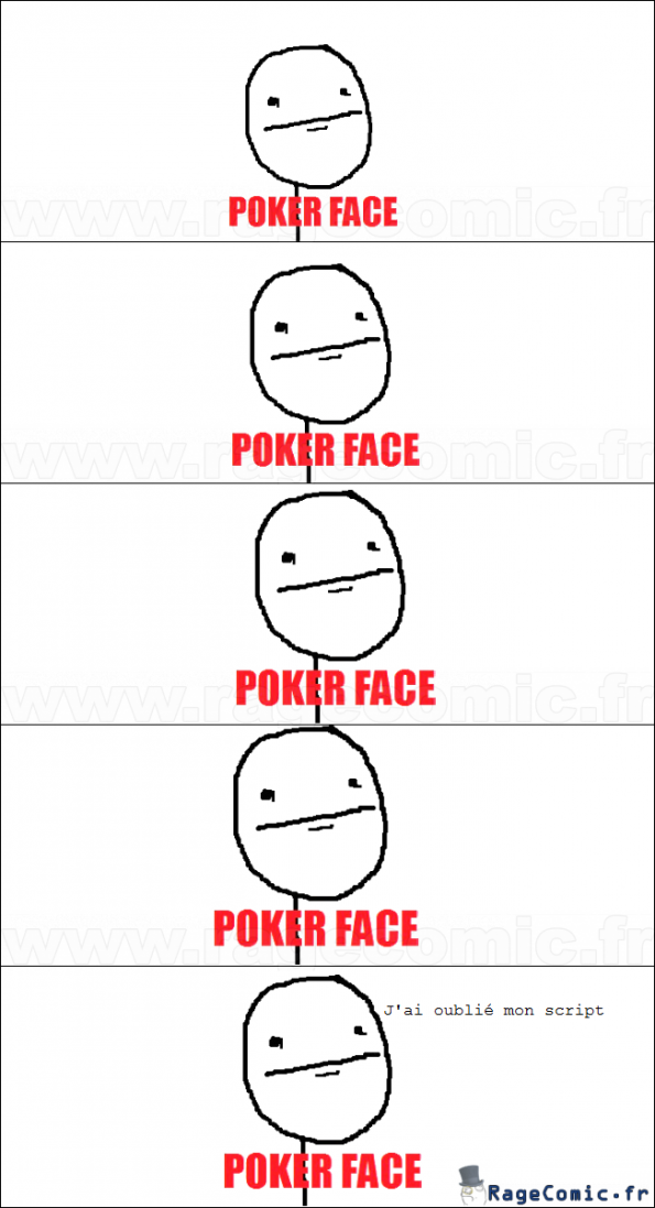 Il a pas oublié quelque chose?