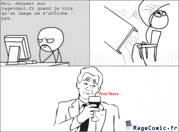 Rage des ragecomics.