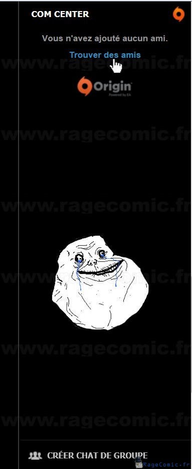 Forever Alone sur le Battlelog