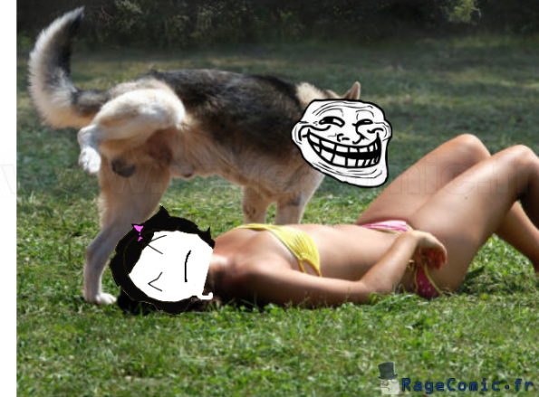chien troll