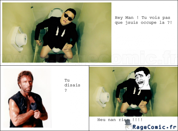 Psy VS Chuck Norris