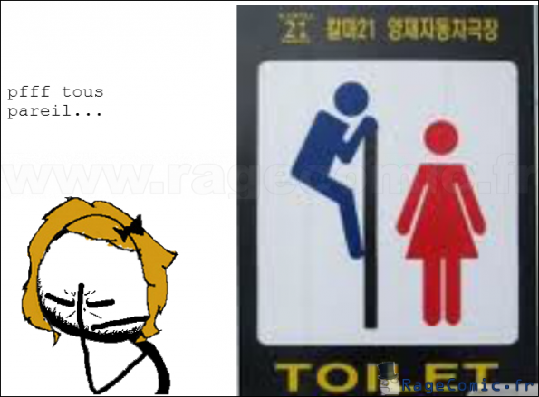au toillette y'a des truc pas clair XD