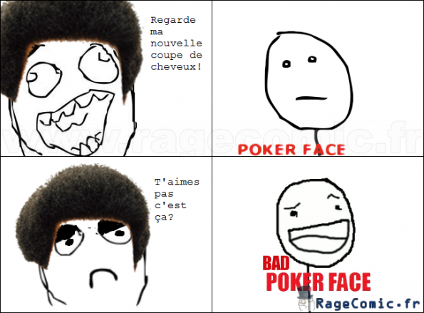 La nouvelle coupe de cheveux.
