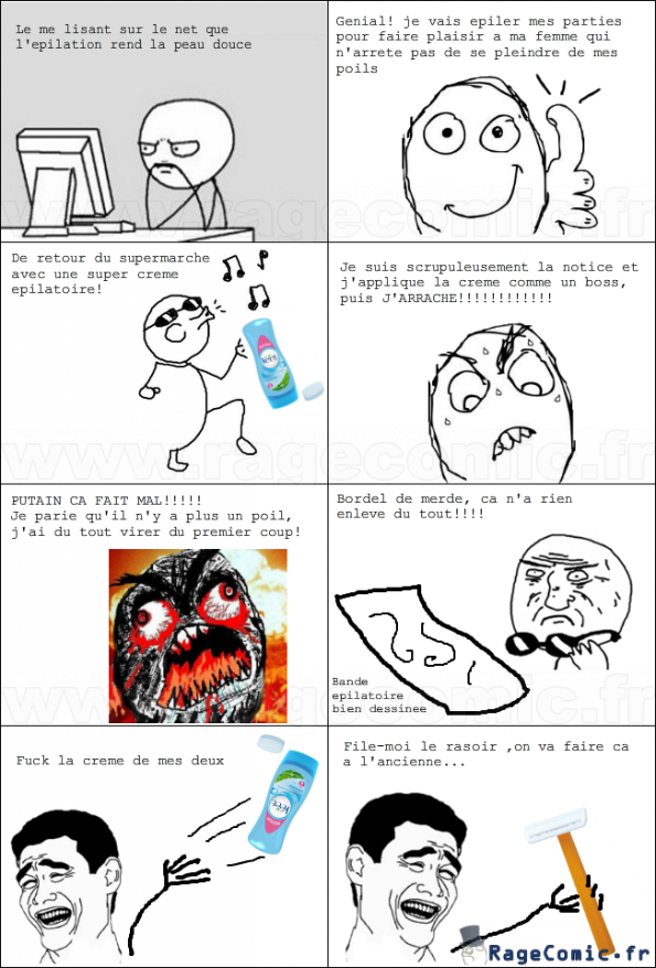 Epilation masculine