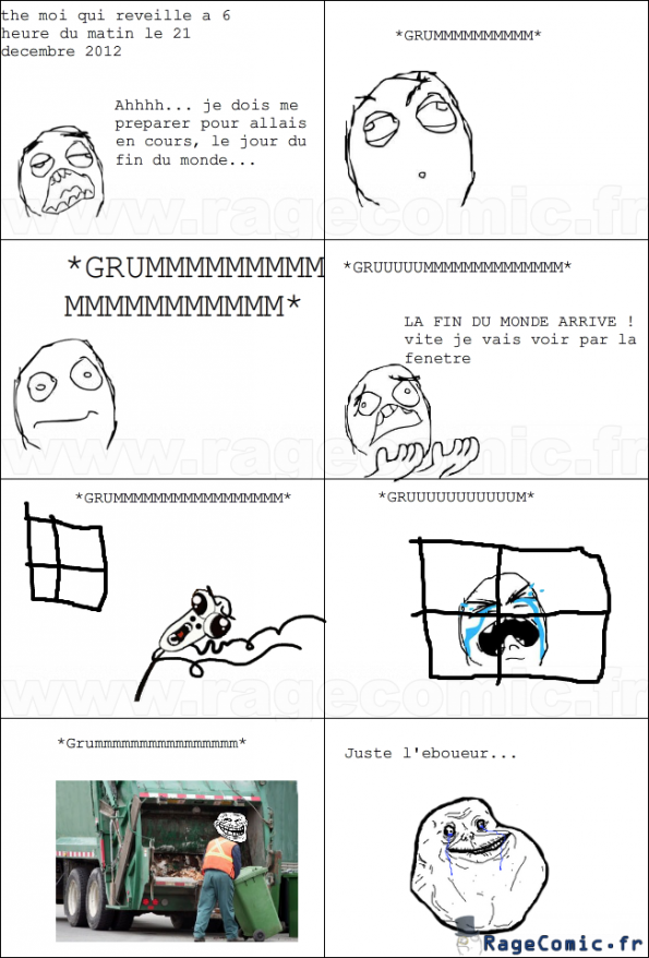 L'eboueur est un troller...