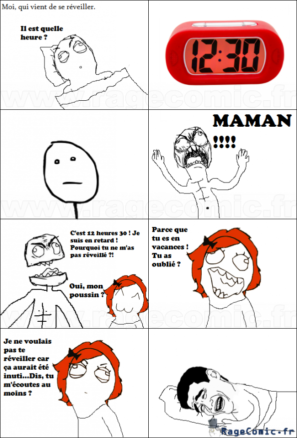 Je suis un vrai boulet, des fois.